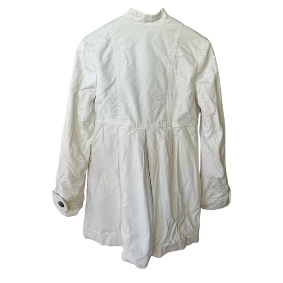 Elevenses for Anthropologie | Women’s winter white brushed cotton coat, size 6 - Picture 7 of 10
